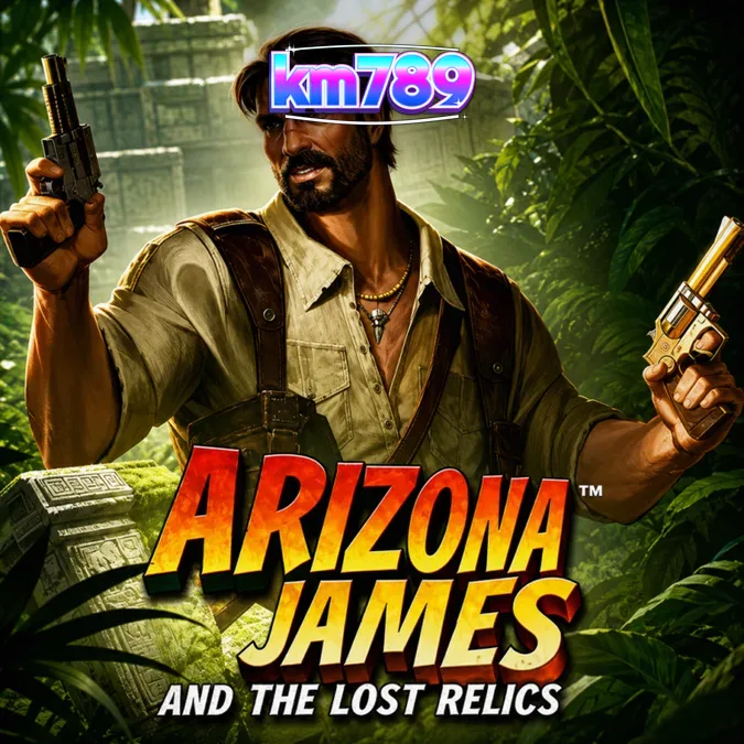 Arizona James and the Lost Relics slot game grid with mystical Egyptian theme